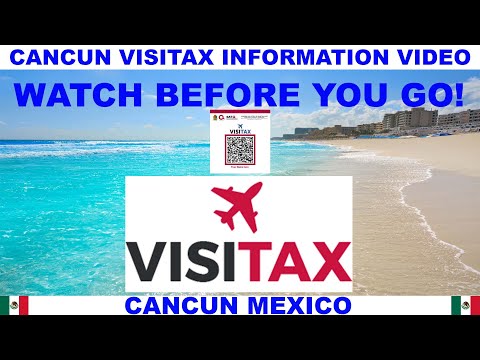 Видео: ВИДЕО О ПОСЕЩЕНИИ АЭРОПОРТА КАНКУН, МЕКСИКА. ИНФОРМАЦИОННОЕ ВИДЕО О НАЛОГАХ - ПОСМОТРИТЕ ПЕРЕД ОТ...
