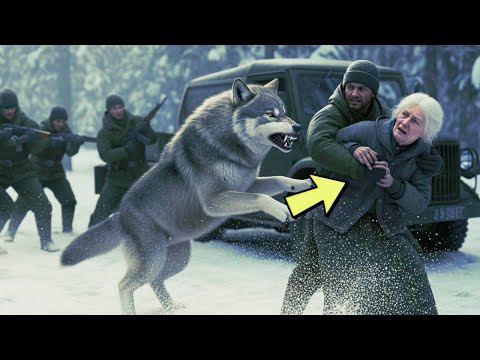 Видео: Вооруженные люди напали на старуху в заснеженном лесу, но она была не одна: их ждало нечто дикое.