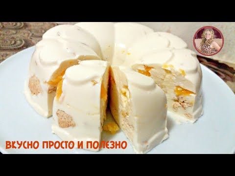 Видео: Торт за 5 минут Без Выпечки "Снежок". Торт-суфле из Творога Вкусно и Легко