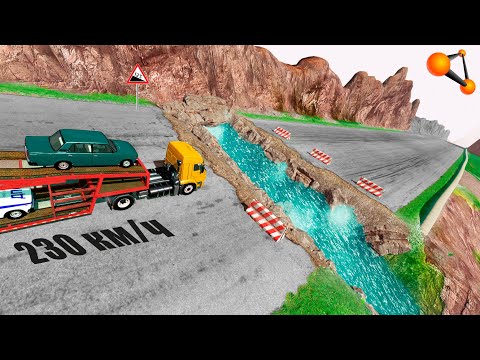 Видео: ПОЕХАЛ ПО ЗАКРЫТОЙ ТРАССЕ, НО ТОРМОЗИТЬ БЫЛО ПОЗДНО | BeamNG.drive