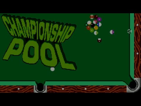 Видео: Championship Pool (NES - Dendy - Famicom - 8 bit) - Бильярд на Денди - Walkthrough no commentary