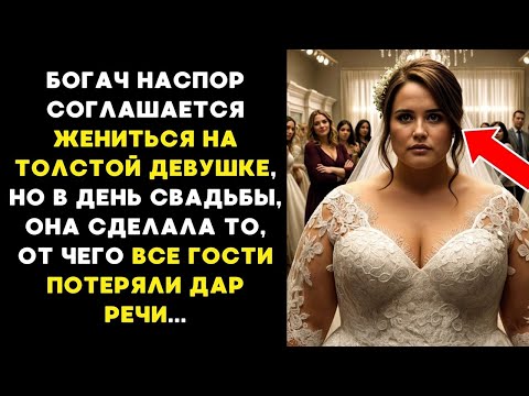 Видео: На спор БОГАЧ женится на ТОЛСТУШКЕ, а в день свадьбы она сделала то, от чего все замерли...