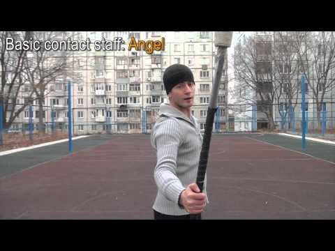 Видео: Фаер-шоу.Урок 4 - Base contact staff - Angel contact staff and variation