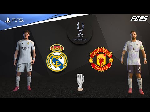 Видео: FC 25 «Реал Мадрид» против «Манчестер Юнайтед» | Финал Суперкубка УЕФА 2026 | Эпическая битва Кил...