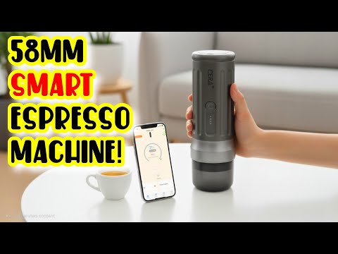 Видео: Портативная эспрессо-машина Cera+ 58 мм SMART!