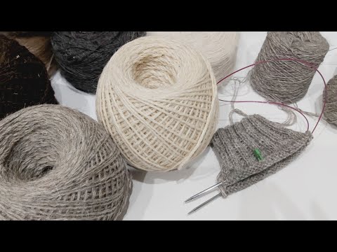 Видео: Зима близко//козий пух// навяжем тёплые вещи