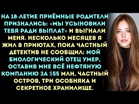Видео: Мои родители говорили, что усыновили меня только ради денег, но в мой 18-й день рождения я...