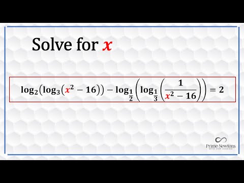 Видео: Решение сложного логарифмического уравнения