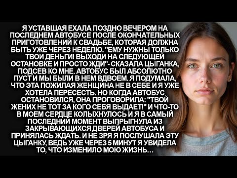 Видео: "Ему нужны только твои деньги!"- сказала цыганка, подсев ко мне в автобусе за неделю до свадьбы…