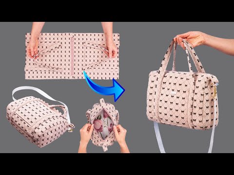 Видео: Вы удивитесь, насколько легко можно сшить эту стильную сумку! Miarti👜✂️
