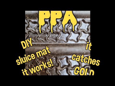 Видео: Тестирую самодельный силиконовый коврик-шлюз. Будет ли он ловить ЗОЛОТО?