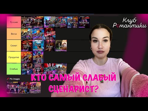 Видео: САМЫЙ СЛАБЫЙ СЦЕНАРИСТ КЛУБА РОМАНТИКИ // Тир-лист сценаристов
