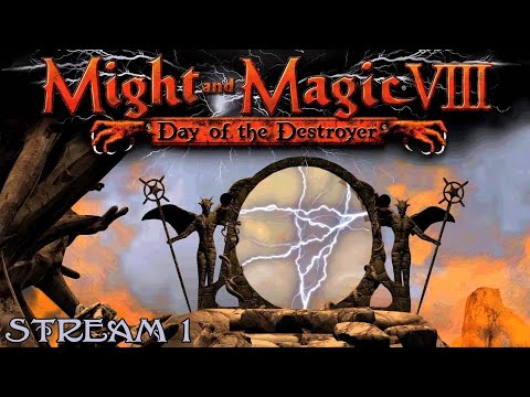 Видео: Might and Magic VIII: Day of the Destroyer | Стрим №1 | Полное прохождение | Might and Magic 8