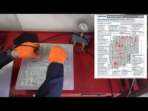 Видео: Вакуумная проверка Sonnax 4L60E Клапанный блок PT1 — Неисправный клапанный блок!