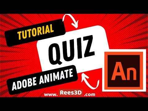 Видео: Тест по Adobe Animate (урок) Rees3D.com