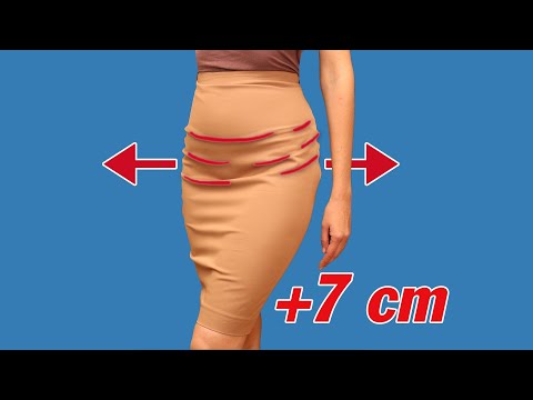 Видео: Швейный трюк - как расширить юбку которая вам мала!