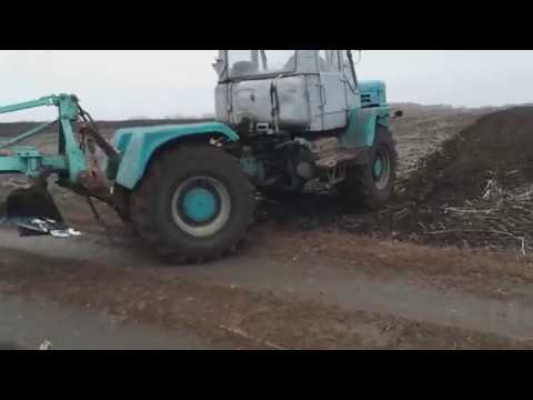Видео: 1,11,2018 Оремо Т150 плуг ПНБ 5-40. МТЗ 82 плуг 3-35