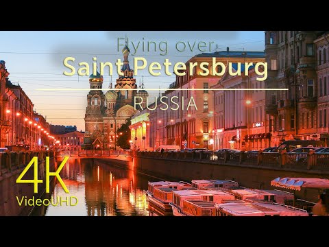 Видео: Above Saint-Petersburg video 4K (UHD) & Relaxing Music | Санкт Петербург видео в 4К