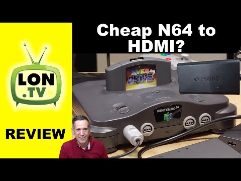 Видео: Тестирование недорогих решений для Nintendo 64 и HDMI: кабель Pound Link и адаптер RuntoGOL