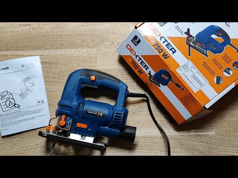 Видео: Dexter 750w лобзик настоящий зверь в коробке !!!