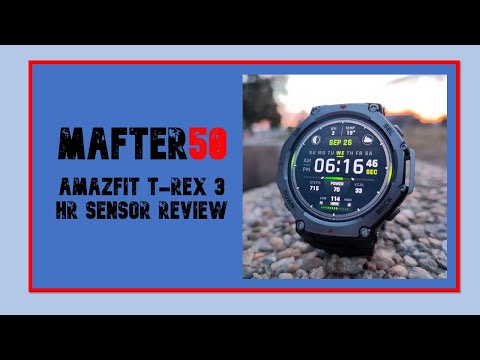 Видео: AMAZFIT T-Rex 3. Оптический датчик пульса - насколько хорош?