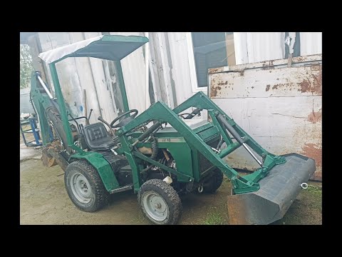 Видео: Минитрактор Самодельный  (экскаватор) .   Работаю на участке. 