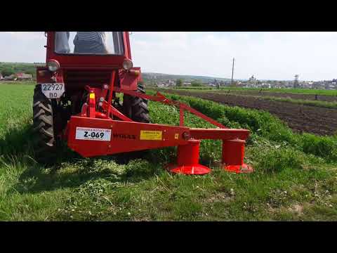 Видео: Косарка Wirax 1.35 на Т-25