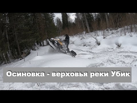 Видео: Без цензуры | Осиновка - верховья реки Убик | Разведка маршрута | Путешествие на снегоходах