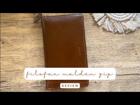 Видео: Обзор Filofax Malden Compact Zip