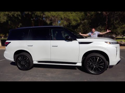 Видео: Новый Infiniti QX80 2025 года, это ультра-люксовый огромный внедорожник за  $100,000
