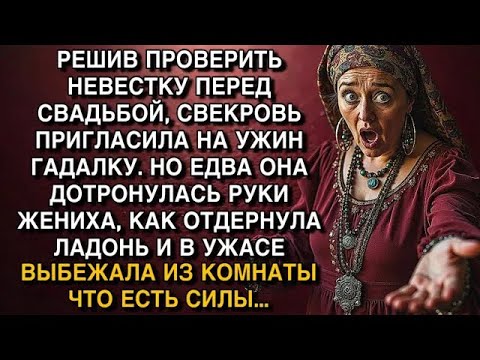 Видео: РЕШИВ ПРОВЕРИТЬ НЕВЕСТКУ ПЕРЕД СВАДЬБОЙ, СВЕКРОВЬ ПРИГЛАСИЛА НА УЖИН ГАДАЛКУ  А ЕДВА ОНА ДОТРОН