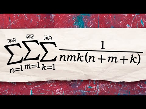 Видео: Тройная бесконечная сумма
