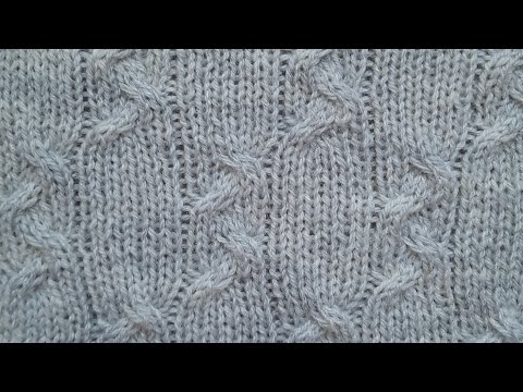 Видео: ЛЁГКИЙ И ОЧЕНЬ КРАСИВЫЙ УЗОР- РЕЗИНКА СПИЦАМИ 