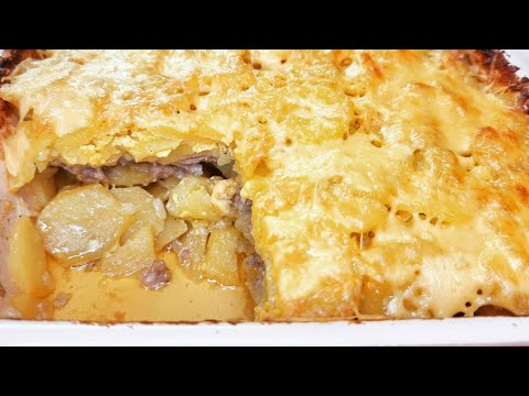 Видео: 👍ПРОСТО Полейте‼️Картофель с фаршем и сыром в духовке! Вкусный ужин! Запеканка с фаршем в духовке