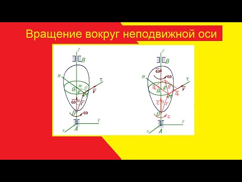 Видео: Вращение тела вокруг неподвижной оси