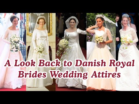 Видео: Свадебные наряды королевских невест Дании #weddingdress ##royalwedding #royalfashion