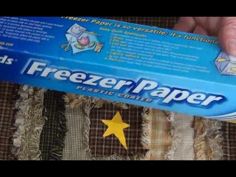 Видео: Трафаретная роспись ткани с бумагой для заморозки Freezer paper