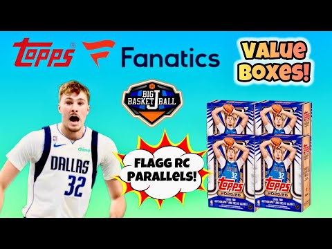 Видео: *ПЕРВЫЙ ВЗГЛЯД! 2025-26 Topps Basketball FANATICS Value Box Break x4 🔥 Cooper Flagg RC Parallels!