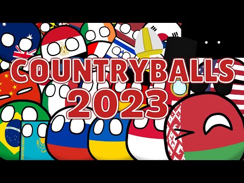Видео: COUNTRYBALLS | Все за 2023 год