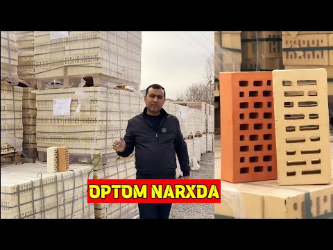 Видео: ОБЛИЦОВОЧНЫЙ КИРПИЧ ОПТОМ НАРХДА | OBLISOVOCHNI RANGLI GISHLAR OPTOM NARXDA