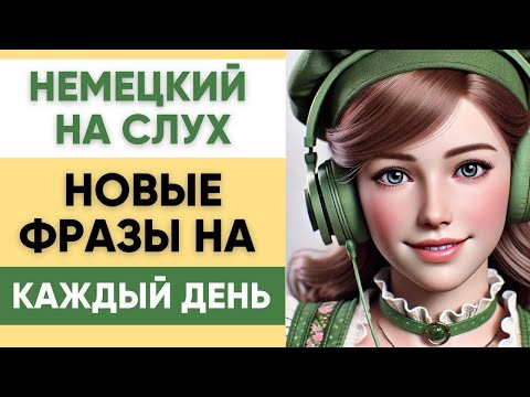 Видео: Немецкий на слух | Фразы на каждый день на немецком  | Разговорная практика на немецком 🇩🇪