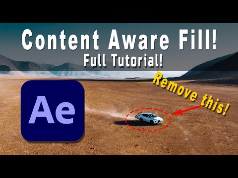 Видео: Волшебство After Effects: мгновенное удаление объектов из видео! (Заливка с учётом содержимого)