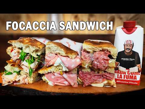 Видео: Фокачча или Кьяччата? Лучшие итальянские сэндвичи! | All’Antico Винайо