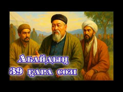Видео: Абайдың 39-қара сөзі | Елдік пен Намыс жайлы терең ой. #қарасөз