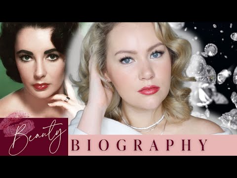 Видео: Макияж и биография Элизабет Тейлор | Эшли Эй | Биография красоты