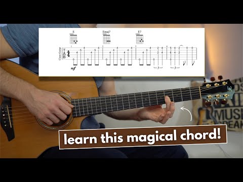 Видео: Выучите этот волшебный романтический аккорд на гитаре