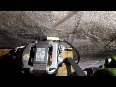 Видео: Коллекторный двигатель от стиральной машины на ТВ 16