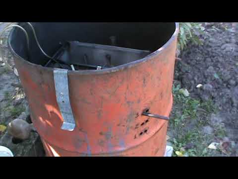 Видео: Коптильня горячего копчения. Нержавейка.Ч 2