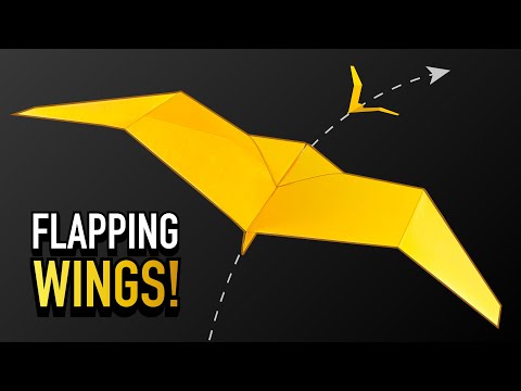 Видео: ЛУЧШИЙ летучий бумажный самолётик!!! Как сделать AeroDactyl — просто