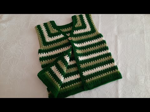 Видео: 4-5 yoshli bolalar uchun Nimcha to'qish. Болалар Нимчасини тýқиш. Вязание жилета для детей